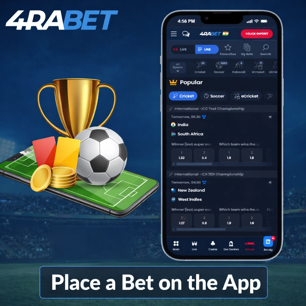 4rabet App Download – how to place a bet on mobile